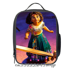 Kids Lunch Bag Encanto Cooler Tote Insulated Box Thermal Cold Food Container
