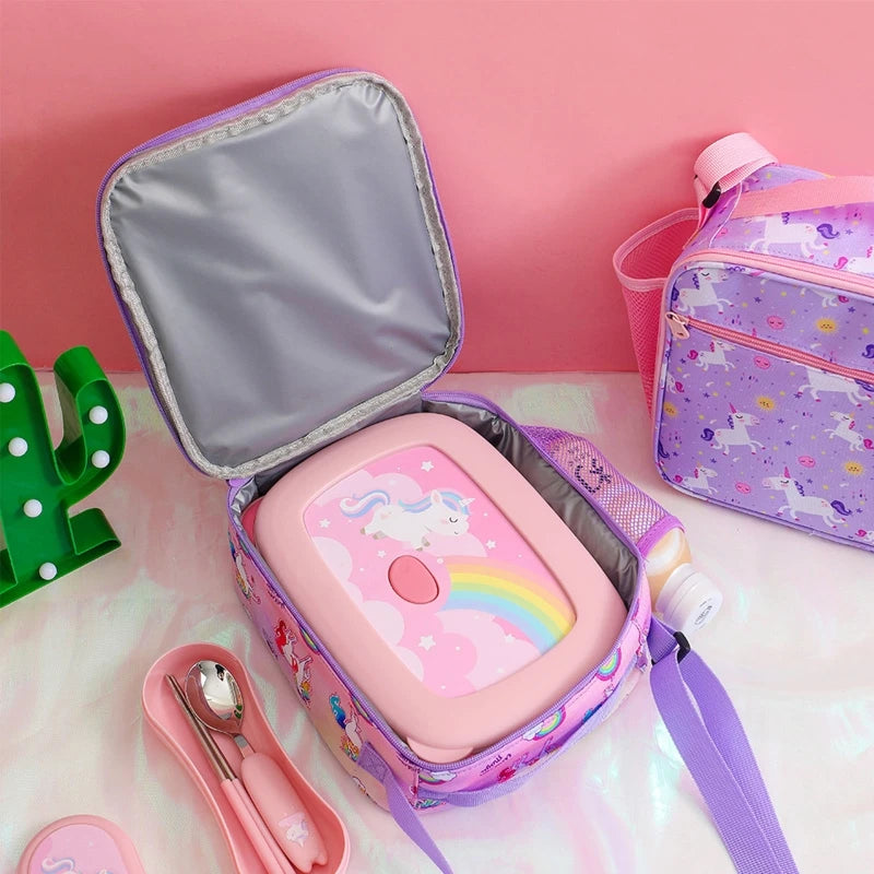 Kids Lunch Box Insulated Mini Cooler Pouch Back to School