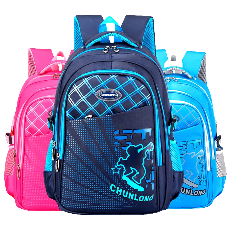 Waterproof Children Backpack Teenager School Backpack Girls Boys School Bagpack