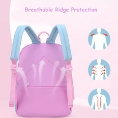 Cartoon Clouds Backpack Girl Print Waterproof Schoolbag Kids Book Bag