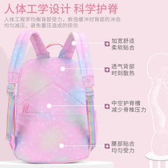 Girls School Backpack Waterproof Primary School Bags Student Knapsack