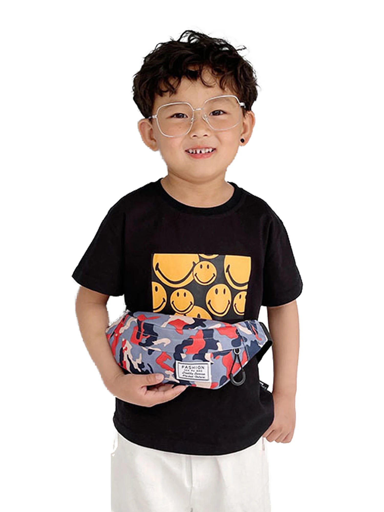 Kids Camo Waist Bag, Chest Pack for Boys Girls, 4 Colors