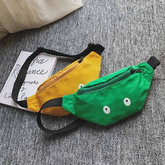 Kids Waist Pack Eyes Chest Bag Boy Girl Adjustable Fanny Children's Sh