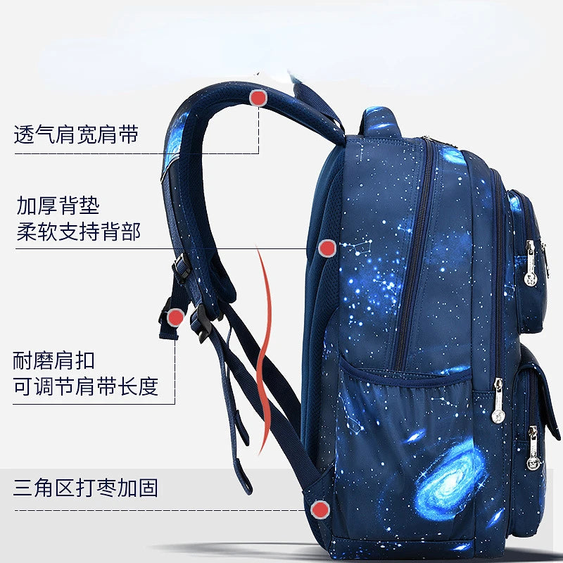 Kids Backpack School Bags For Boys Waterproof Book Bag