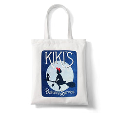Kiki'S Service Totoro Studio Anime Canvas Shopper Bag