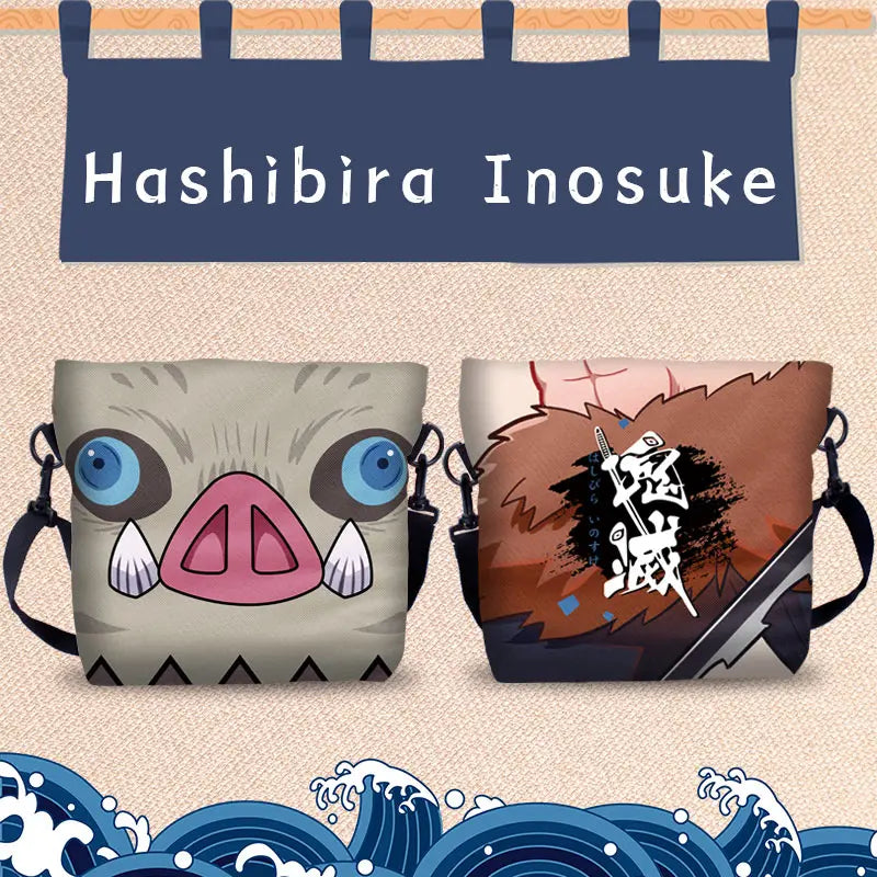 Demon Slayer Shoulder Bag Anime Cosplay School Backpack