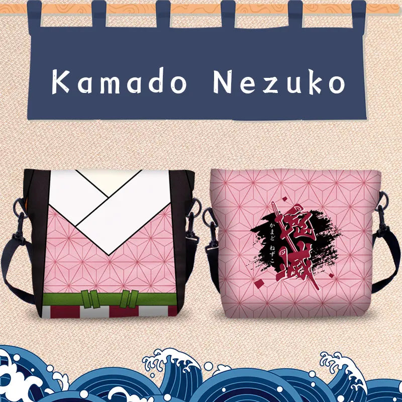 Demon Slayer Shoulder Bag Anime Cosplay School Backpack
