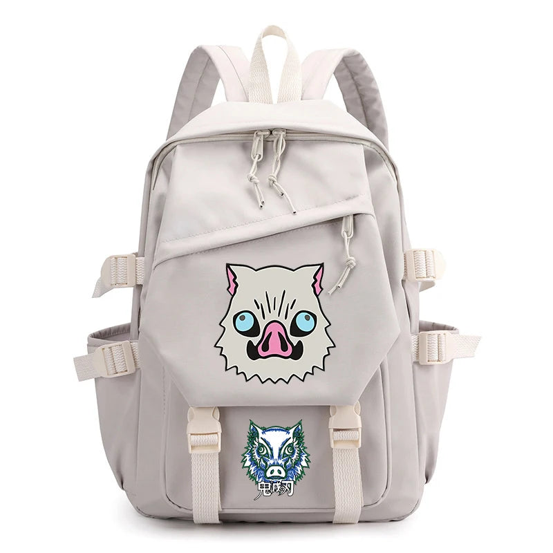 Demon Slayer Manga Hip Hop School Backpack Student Bag