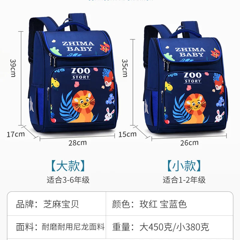 Kindergarten Backpacks waterproof School Bags Kids Orthopedic Backpack