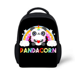 Kindergarten Kids Backpack Panda Unicorn Pattern Babies School Book Bags