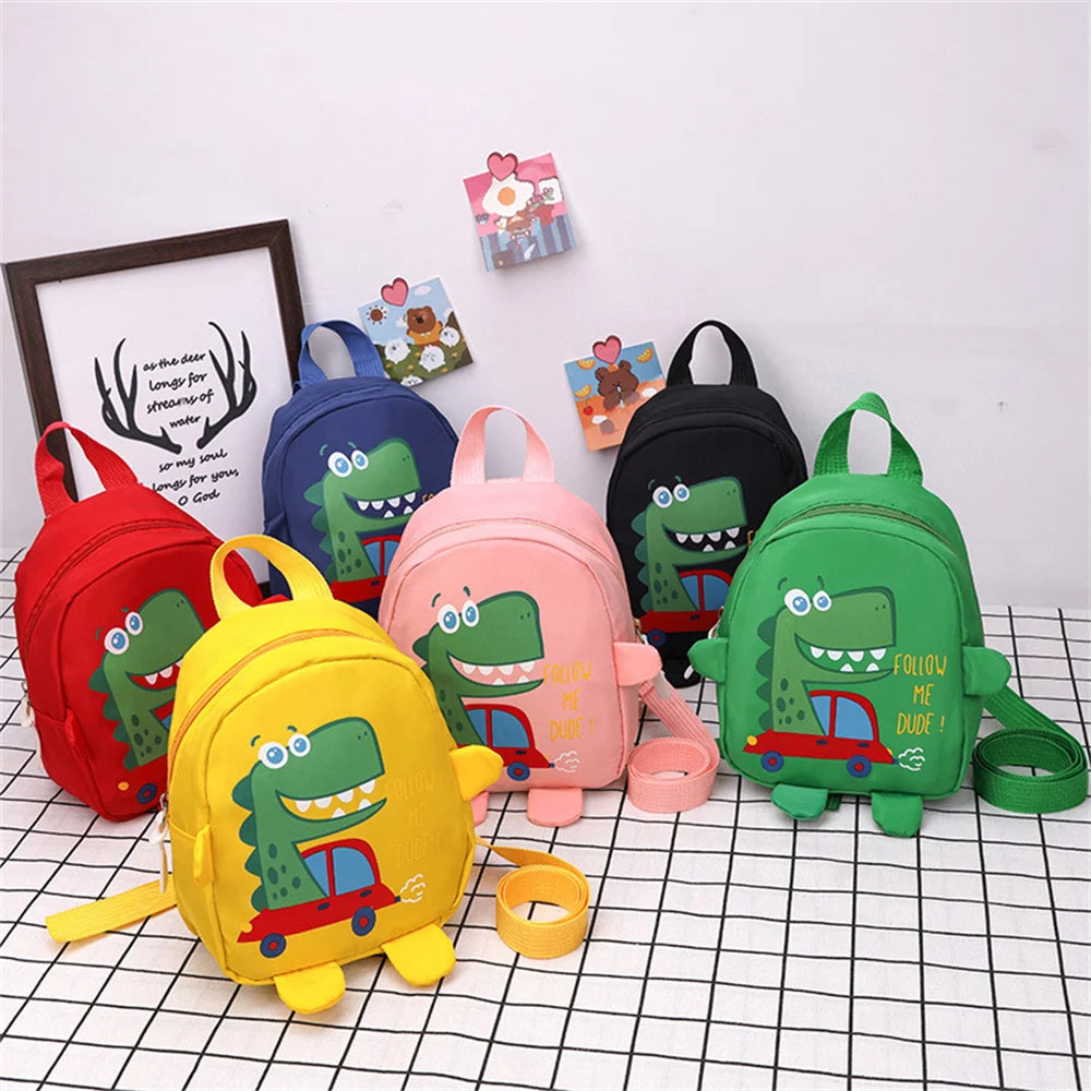 Kindergarten Travel Schoolbag Children's Anti-lost Rope Boy and Girl Cartoon Bab