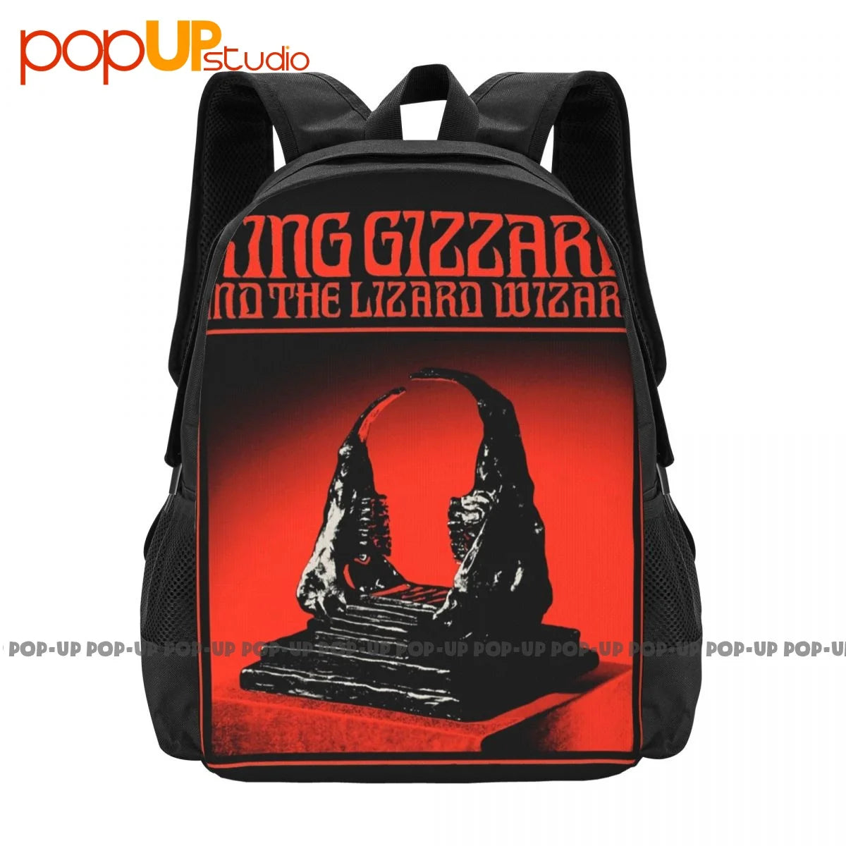 King Gizzard Lizard Wizard World Tour Backpack Large Capacity
