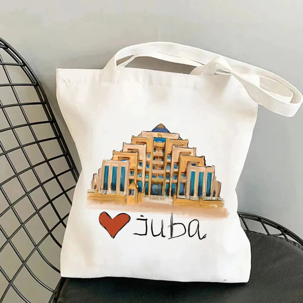 Canvas Shopper Bag Harajuku Tote Shoulder Eco Shopping Bag