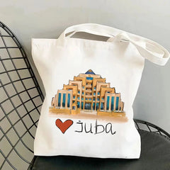 Canvas Shopper Bag Harajuku Tote Shoulder Eco Shopping Bag