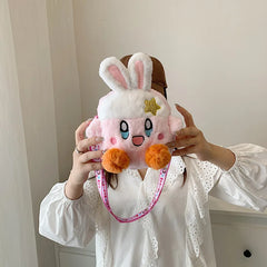 Kirbystar 88741 Anime Plush Shoulder Bag Cartoon Tote Handbag