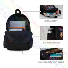 Knight Rider Symbol Car Large Capacity Backpack