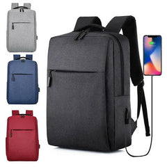 Anti Theft Travel Backpack USB Laptop Bag