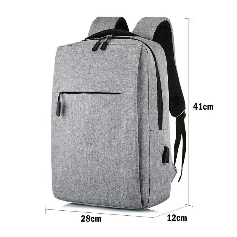 Anti Theft Travel Backpack USB Laptop Bag