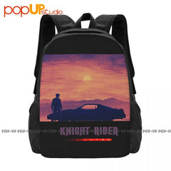 Knight Rider Kitt Hasselhoff 80S Tv Backpack Large Capacity Style Sports Bag