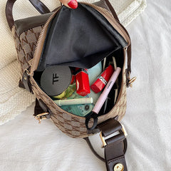 Knitting Letter Women Small Backpack School Bag for Teenager Girls