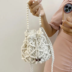 Summer Crossbody Women's Bag Knitting Pattern Bucket Shoulder Bags
