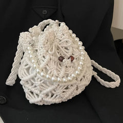 Summer Crossbody Women's Bag Knitting Pattern Bucket Shoulder Bags