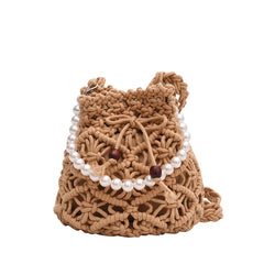 Summer Crossbody Women's Bag Knitting Pattern Bucket Shoulder Bags