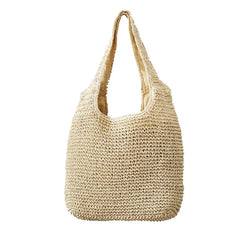 Winter Knit Shoulder Bag Soft Totebag Handbag Women Shopping Bags