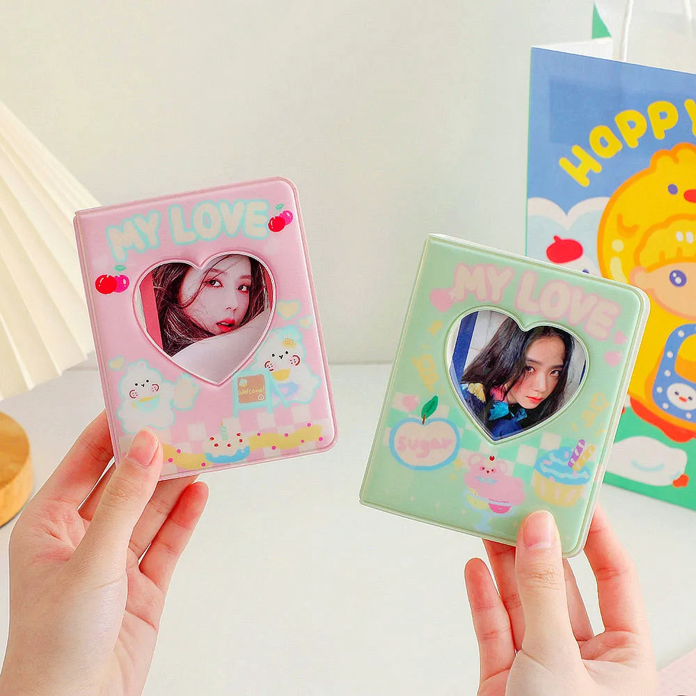 Korea Girls Cartoon 3-inch Polaroid Photo Album Love Hollow Student Idol Photoca