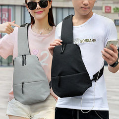Korea Style Crossbody Bag Chest Pack Shoulder Travel Messenger