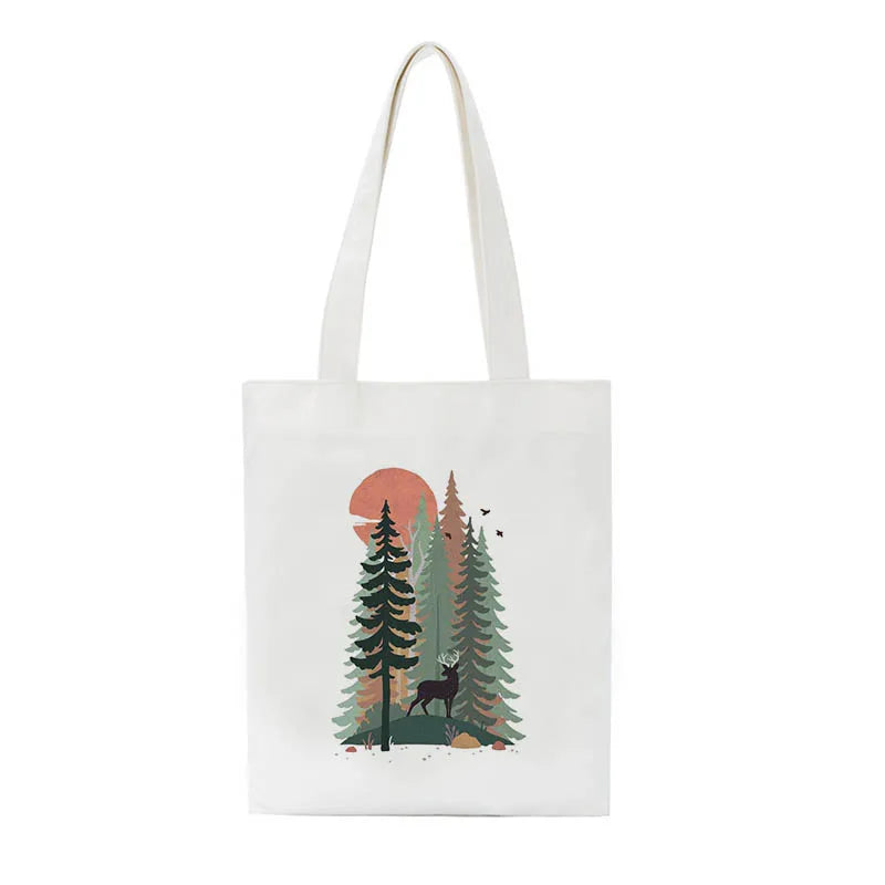 Korea Ulzzang Women's Canvas Bag Harajuku Ins Casual Large Capacity Zipper