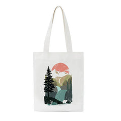 Korea Ulzzang Women's Canvas Bag Harajuku Ins Casual Large Capacity Zipper