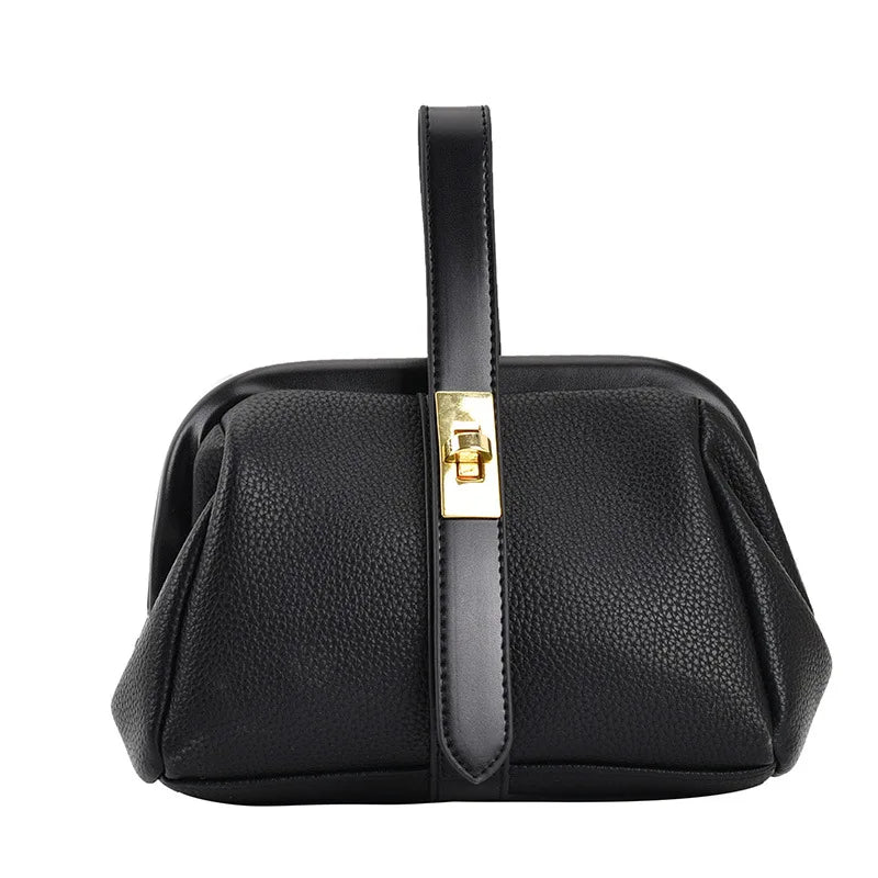 Cloud Clutch Shoulder Crossbody Leather Handbag