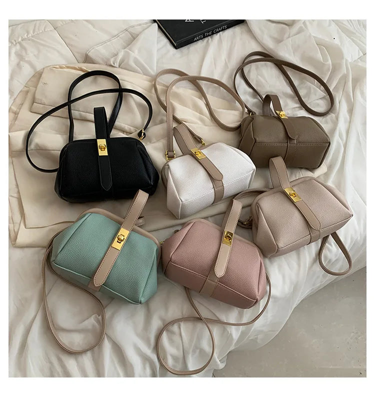 Cloud Clutch Shoulder Crossbody Leather Handbag