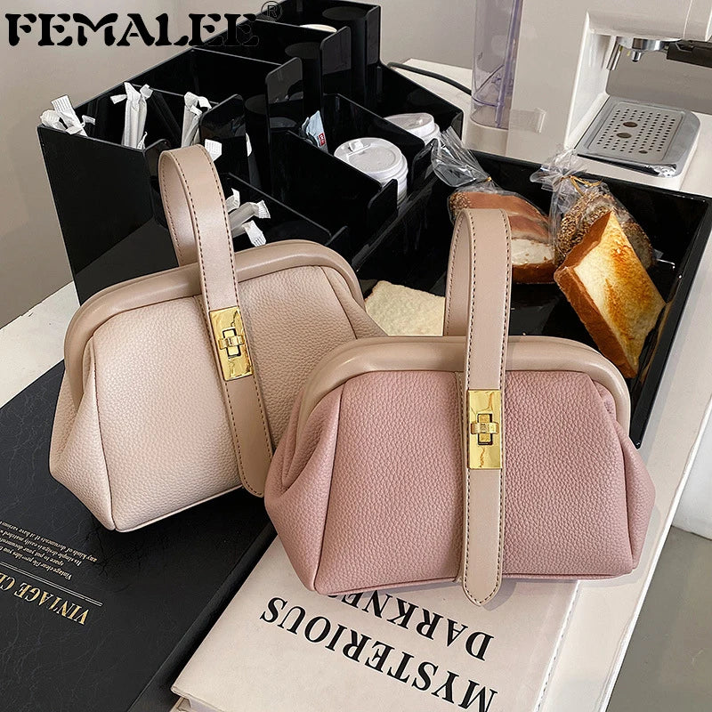 Cloud Clutch Shoulder Crossbody Leather Handbag