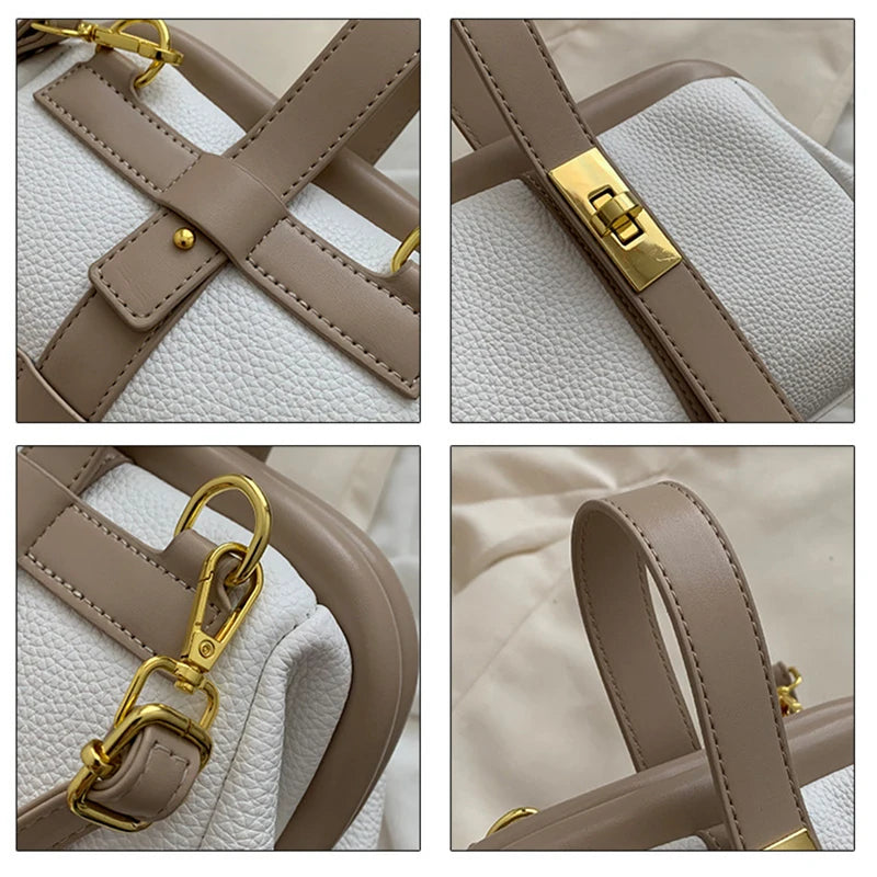 Cloud Clutch Shoulder Crossbody Leather Handbag