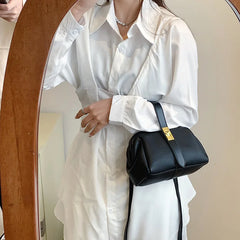 Cloud Clutch Shoulder Crossbody Leather Handbag