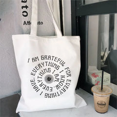 Gothic Art Punk Shopper Bag Vintage Y2K Urban Shoulder