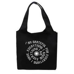 Gothic Art Punk Shopper Bag Vintage Y2K Urban Shoulder