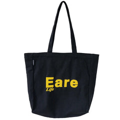 Canvas Shoulder Shopper Bag for Women Large Student Bookbag