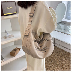 Canvas Women Shoulder Crossbody Bag Harajuku Female Student Messenger