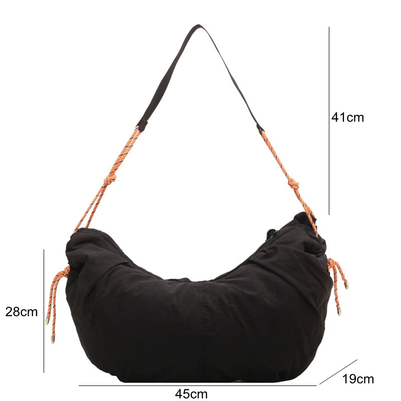 Casual Shoulder Handbags for Women Large Capacity Dumpling Shoulder Bag