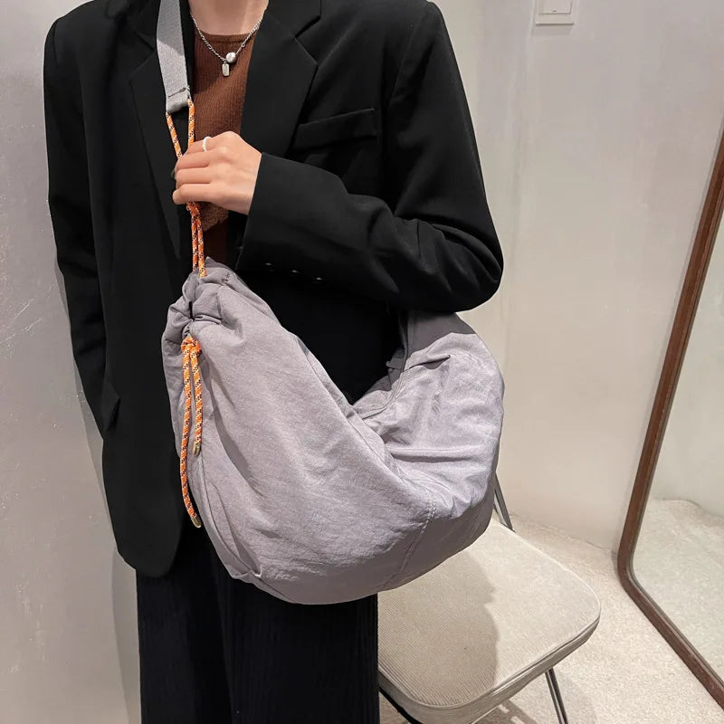 Casual Shoulder Handbags for Women Large Capacity Dumpling Shoulder Bag