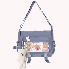 College Female Messenger Handbag Large Capacity Ladies Crossbody Pouch