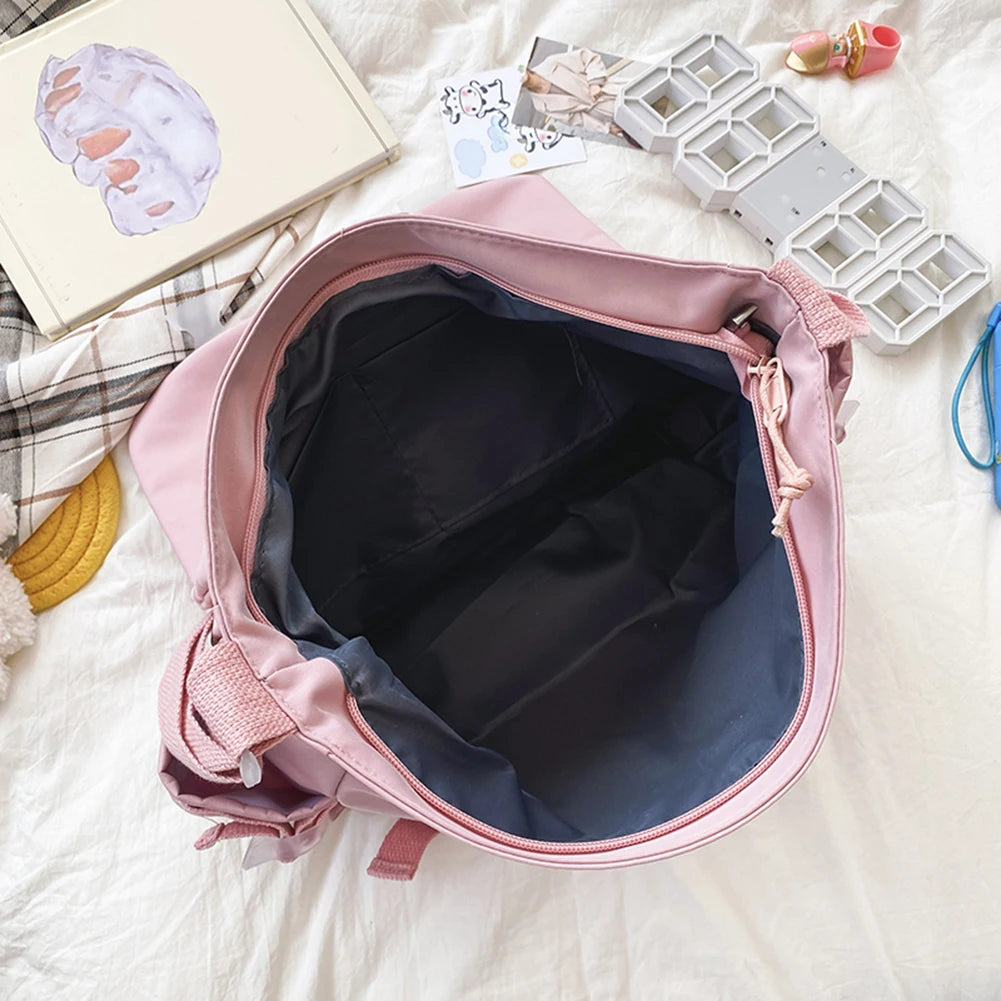 College Female Messenger Handbag Large Capacity Ladies Crossbody Pouch