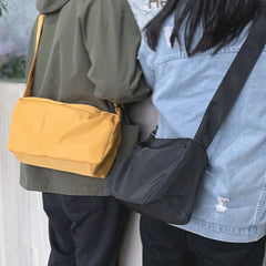 Nylon Waterproof Crossbody Shoulder Bag for Women Men