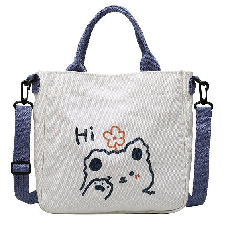 Bear Canvas Bag Female Shoulder Bag Women Tote Bag