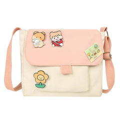 Soft Sister Girl Heart Messenger Bag Japanese Harajuku Woman