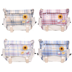 Nylon Student Schoolbag Backpack for Girls