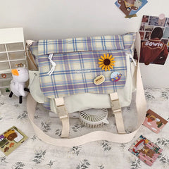 Nylon Student Schoolbag Backpack for Girls